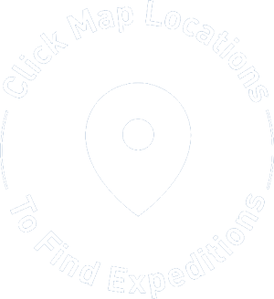 click map locations to find expeditions